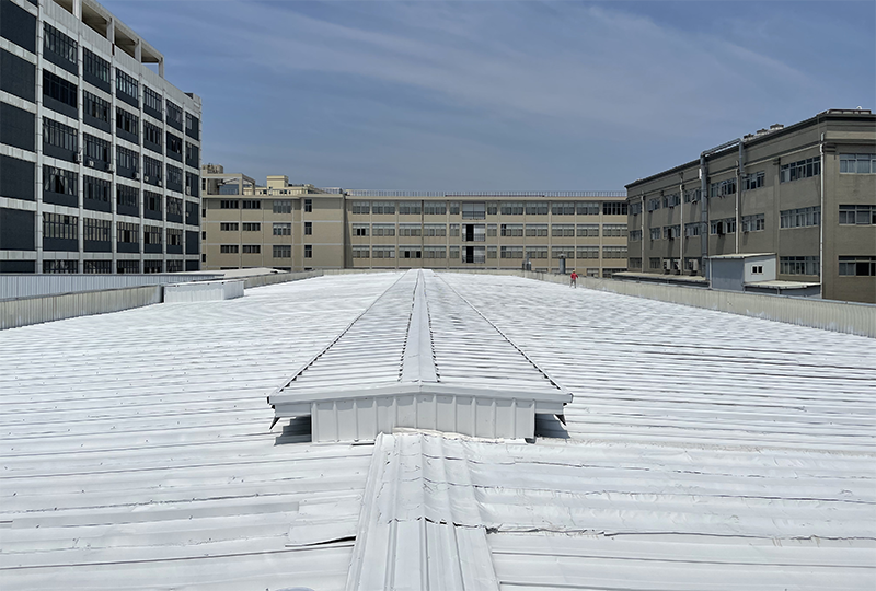 金属屋面天沟防水效果图